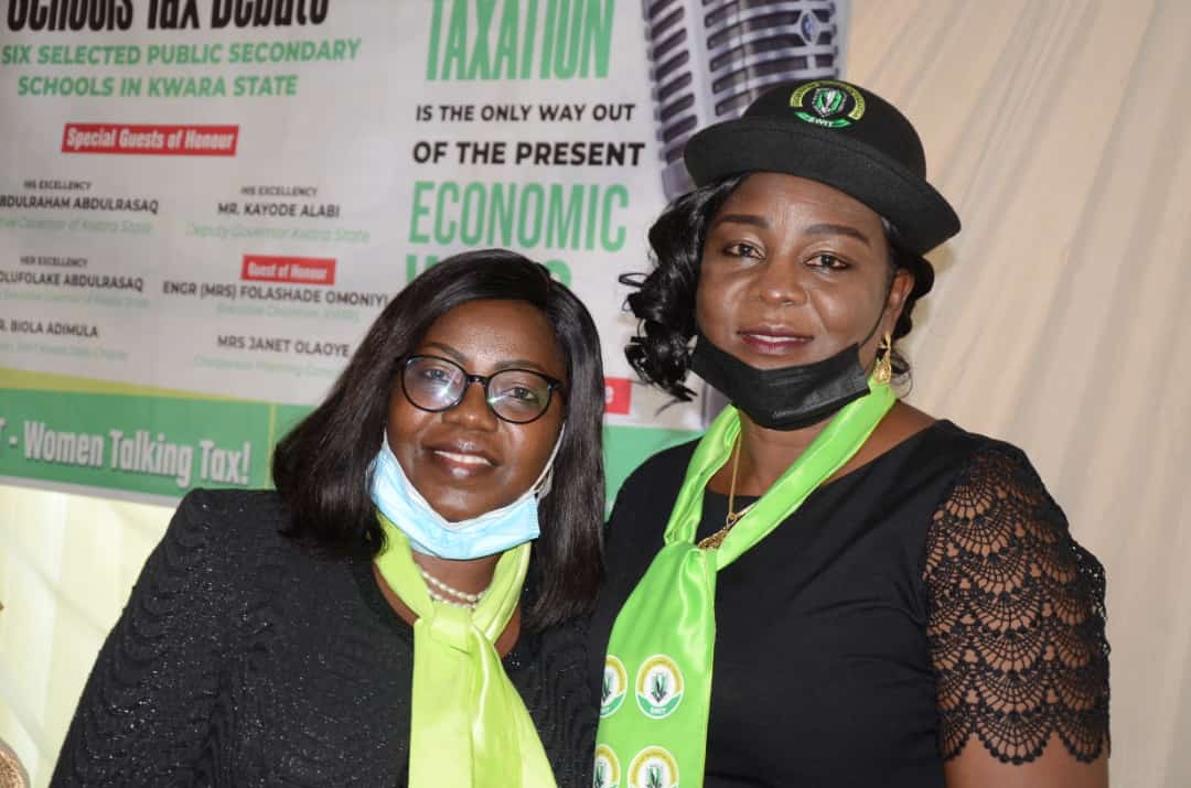 Representative of the SWIT National Chairperson- Hajia Abdul-Hamid (Mrs Olaitan Babatunde) and Dr.Biola Adimula Chairperson SWIT Kwara